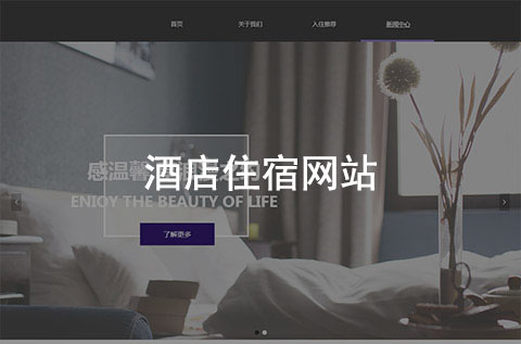酒店住宿企業(yè)網(wǎng)站案例（賓館旅店行業(yè)網(wǎng)站案例）