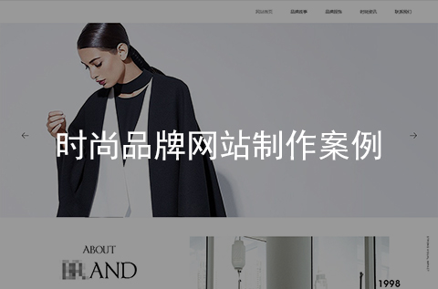 時(shí)尚品牌網(wǎng)站制作案例（石家莊網(wǎng)站建設(shè)案例）